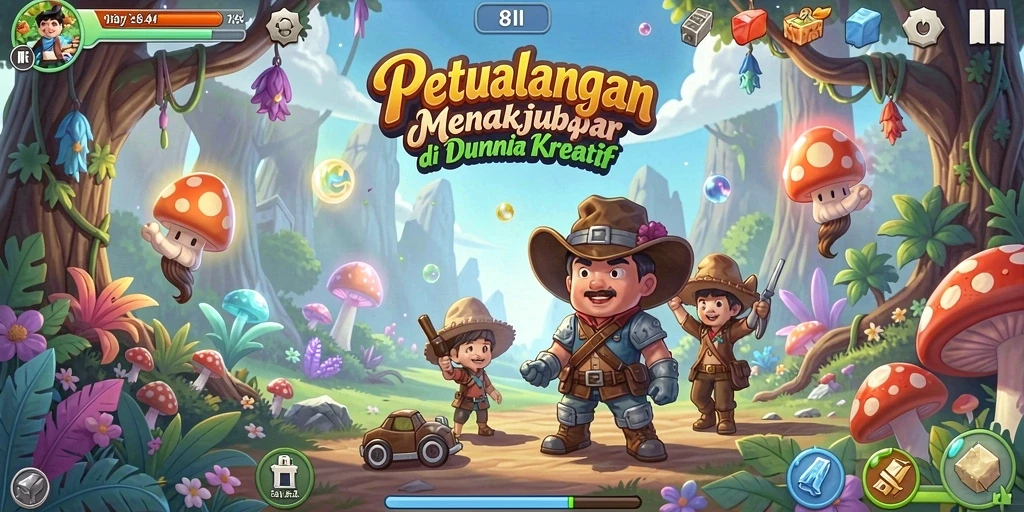 Gameplay Adventure penuh tantangan di 8II dengan grafik yang menakjubkan.
