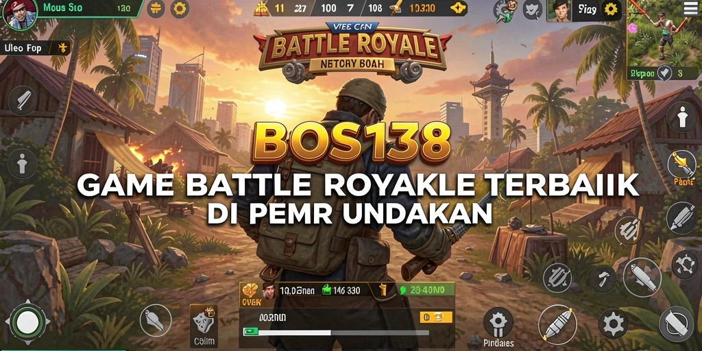 Gameplay seru BOS138 dalam pertempuran Battle Royale.