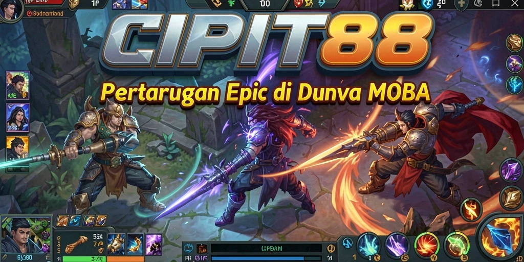 Tangkapan layar menunjukkan aksi gameplay seru dalam CIPIT88.
