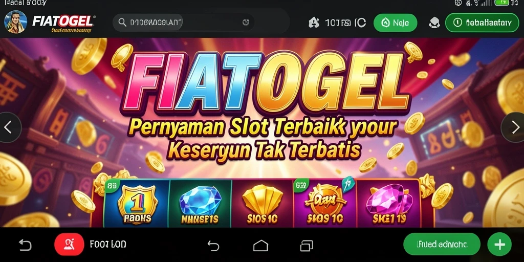Screenshot gameplay Slot FIATOGEL yang seru dan mengesankan.