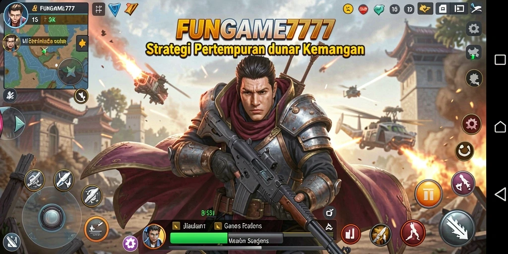 Tangkapan layar FUNGAME777 menampilkan aksi pertempuran yang seru dan strategis.