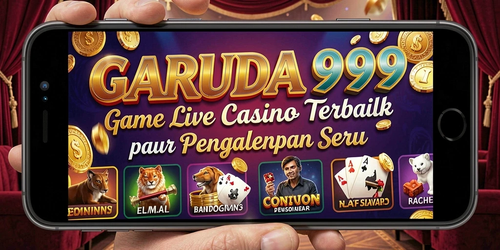 Tampilan gameplay Live Casino yang menarik di GARUDA999.