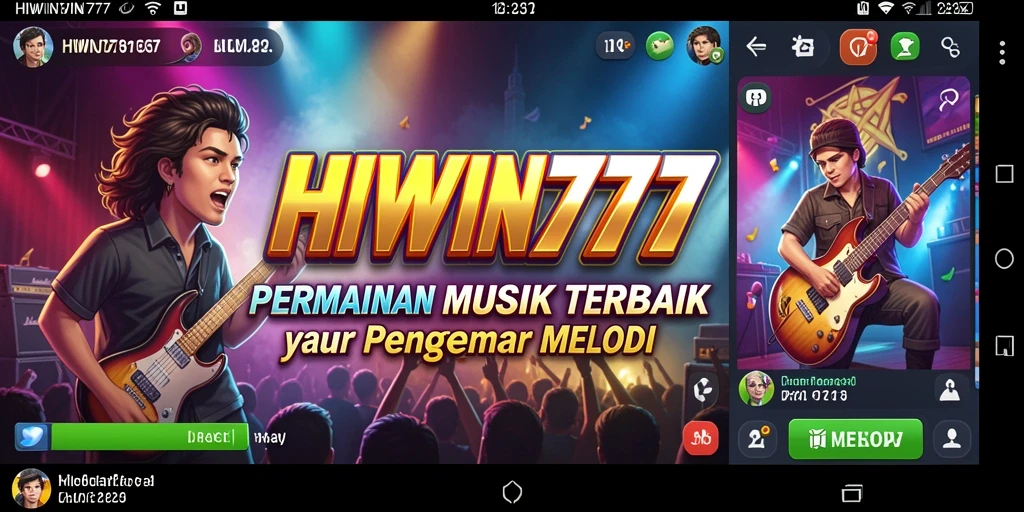 Tampilan permainan HIWIN777 yang penuh warna dan interaktif.