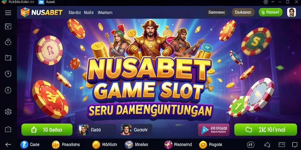 Tampilan menarik dari gameplay NUSABET yang menampilkan slot yang mengasyikkan.
