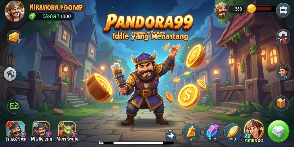 Tampilan gameplay menantang dan menarik di PANDORA99.