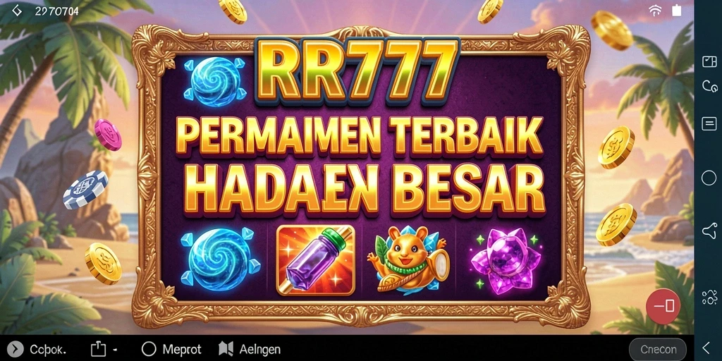 Tampilan gameplay slot yang menarik dan menyenangkan di RR777.