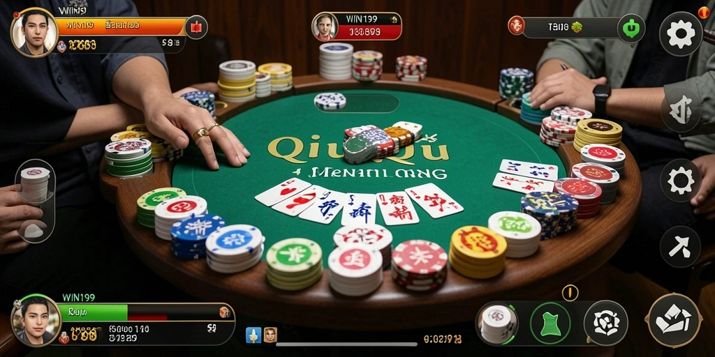 Screenshot gameplay QiuQiu yang mendebarkan di WIN199.